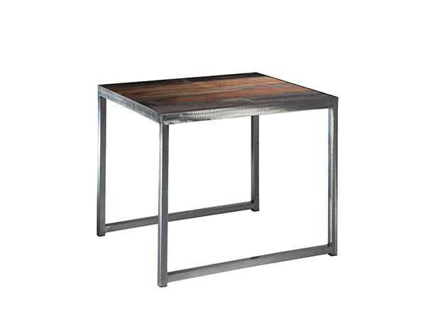 Sydney End Table in Wood Grain (CEST-028) -- Trade Show Furniture Rental